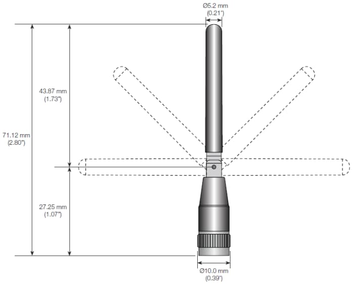 TE Connectivity / Linx Technologies MON Series LTE Antenna
